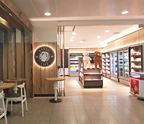 Eingangsbereich des Kanne Cafés